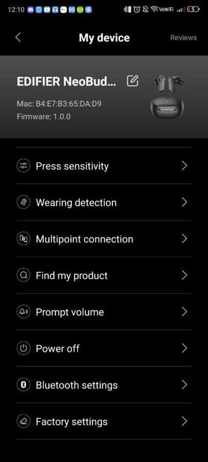 Edifier NeoBuds Planar Test App 6