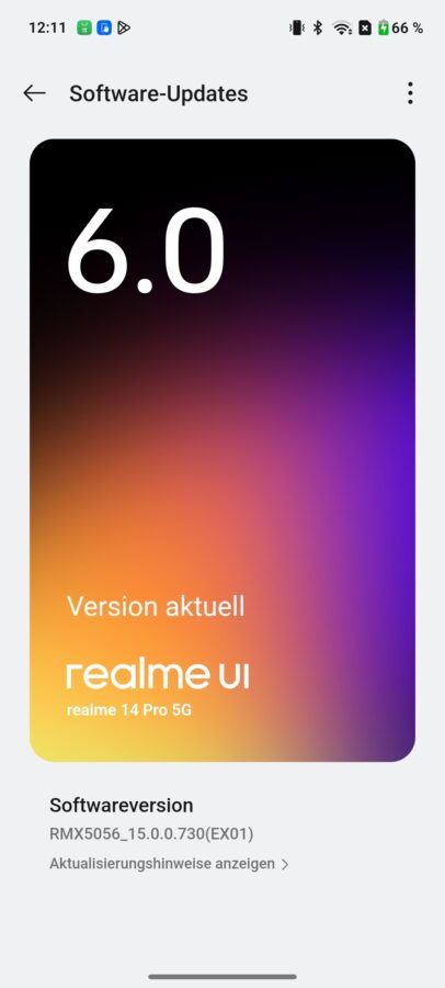 Screenshot realme 14pro System 1