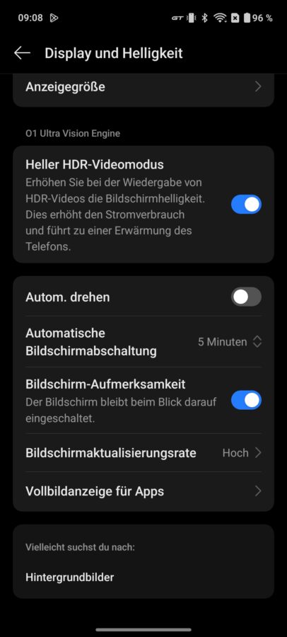 Screenshot realme 14pro display 3
