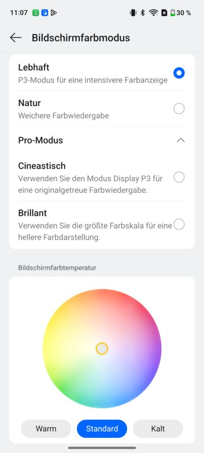 Screenshot realme 14pro display 5