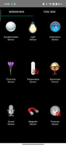 Screenshot realme 14pro sensor