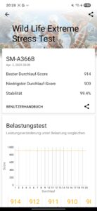 Samsung Galaxy A36 Test Screenshot Throtteling