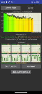 Ulefone Armor 28 Ultra Thermal Test Screenshot CPU Stress Test
