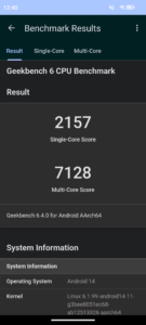 Ulefone Armor 28 Ultra Thermal Test Screenshot Geekbench