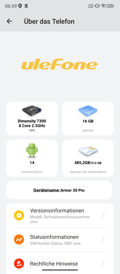 Ulefone Armor 30 Pro Android 14 7