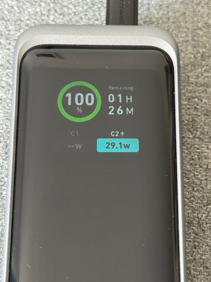 Anker Prime 130W Powerbank Screen 1