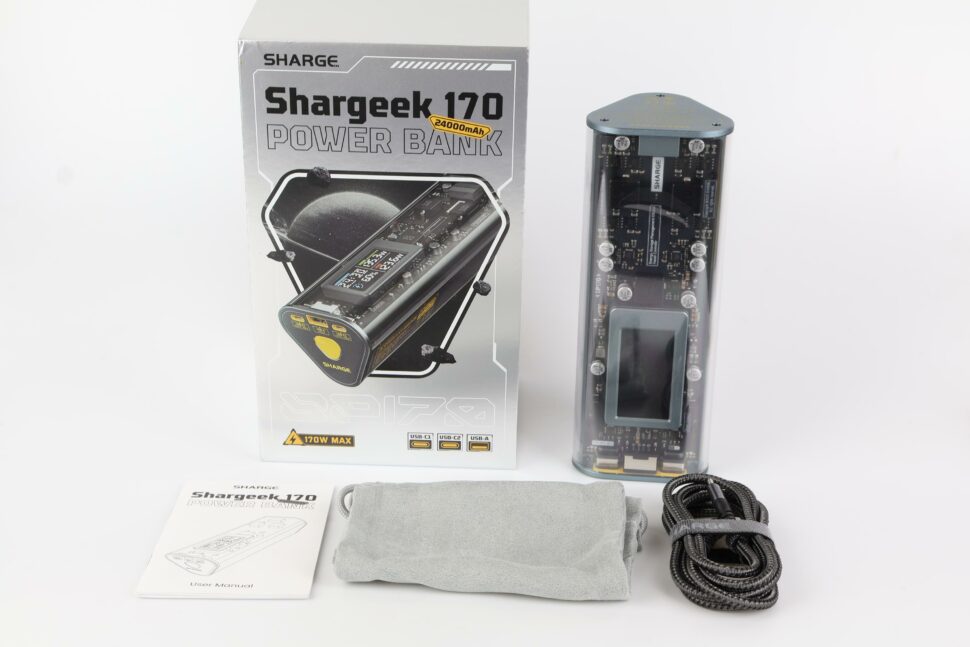 Sharge Shargeek 170W Powerbank Lieferumfang