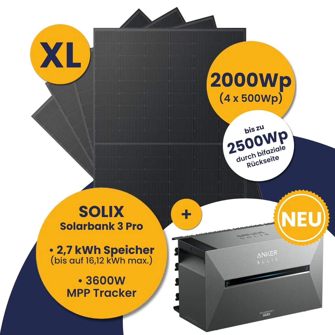 Kleines Kraftwerk Anker Solarbank