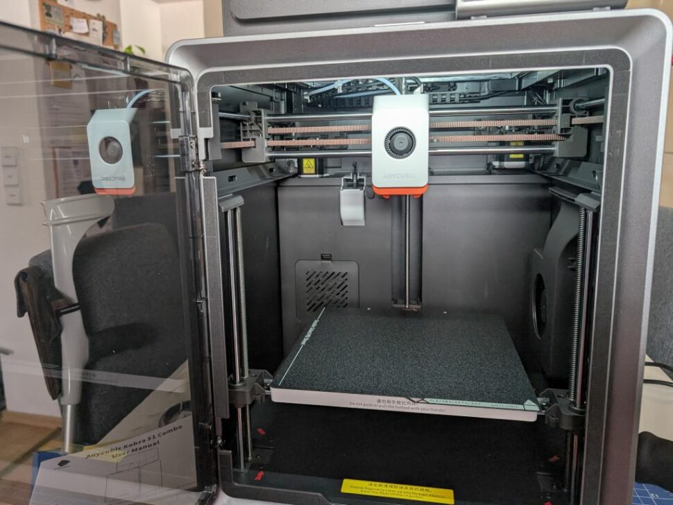 Vorbereitung des erste Starts des Anycubic Kobra S1 Combo