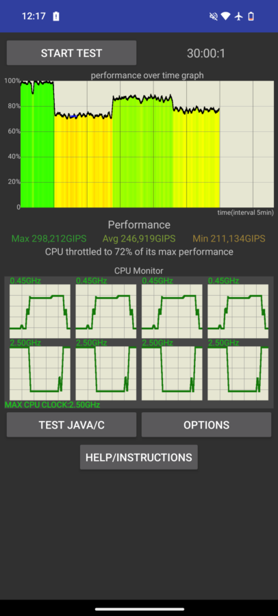 CMF Phone 2 Pro Test Screenshot CPU Throtteling 2