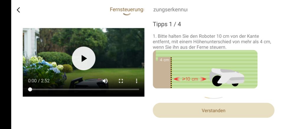 Dreame A2 Fernsteuerung 1