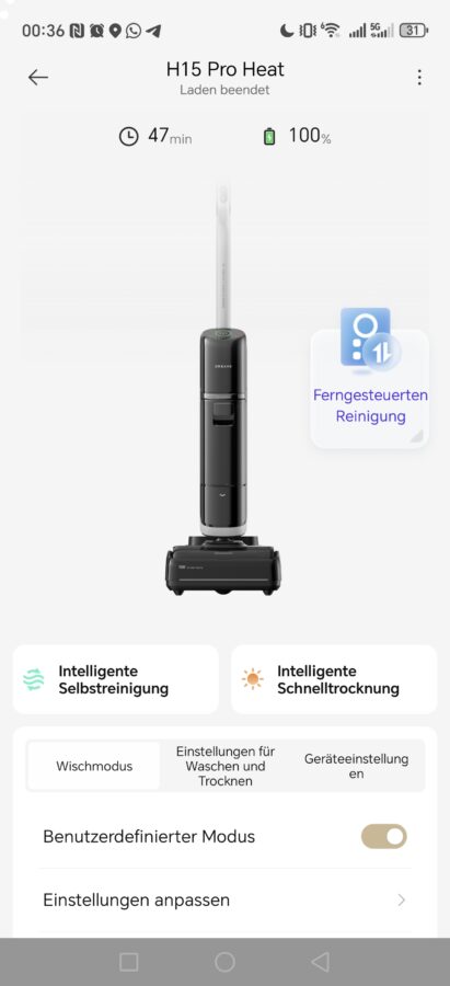 Dreame H15 Pro Heat App 4 Dreame H15 Pro Heat App 4