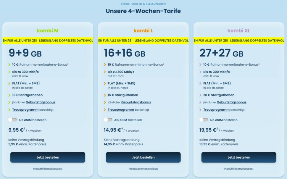 edeka smart deal U28 Mai 2025 Tarife 1