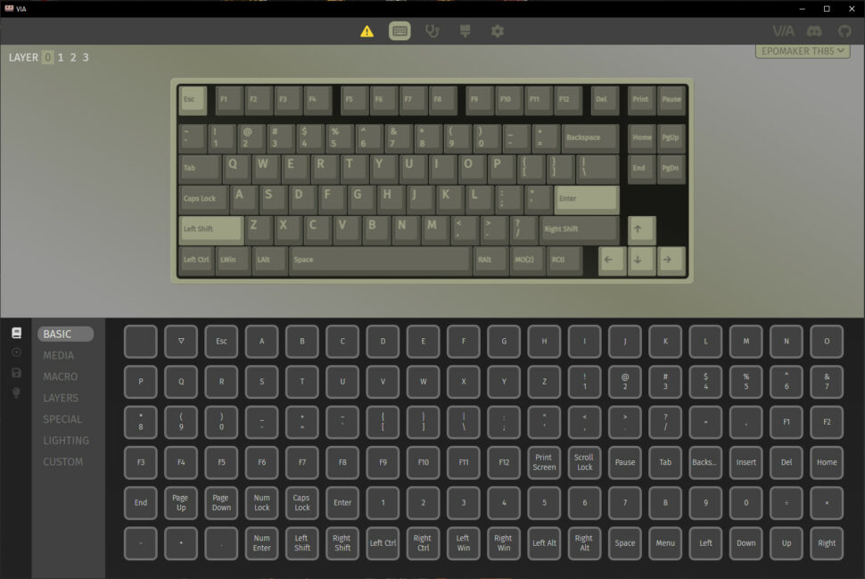 Epomaker TH85 Test App 4