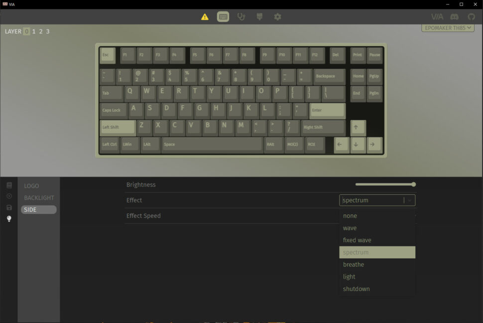 Epomaker TH85 Test App 5