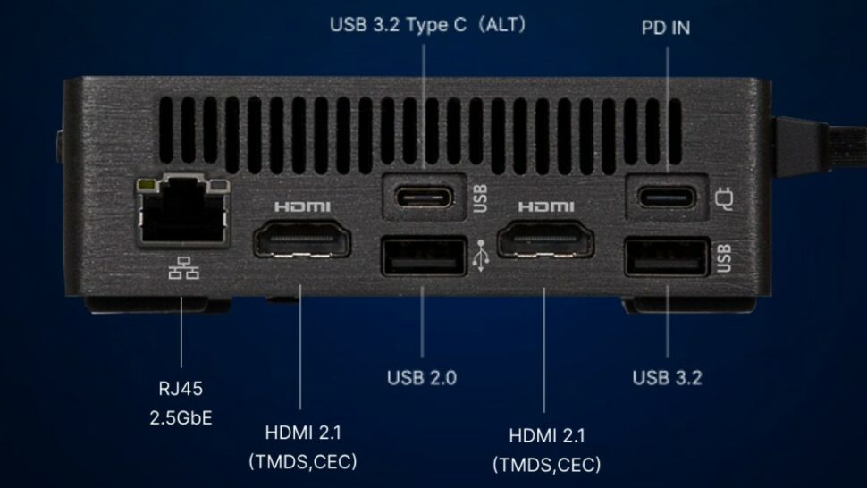 Gigabyte Brix Mini PC News Mai 25 Ports 1