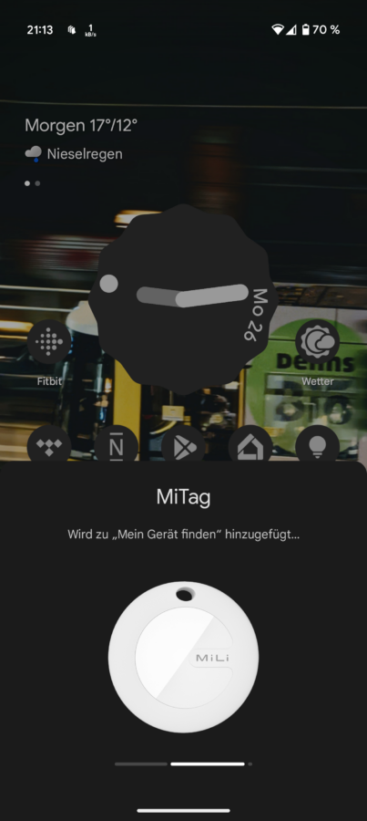 Google Find My Device Tracker von Aliexpress Einrichtung Screenshot 3