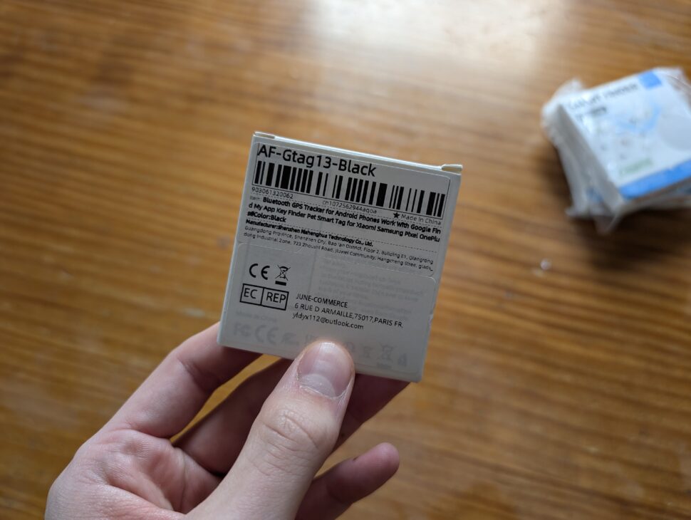 Google Find My Device Tracker von Aliexpress Unboxing 2