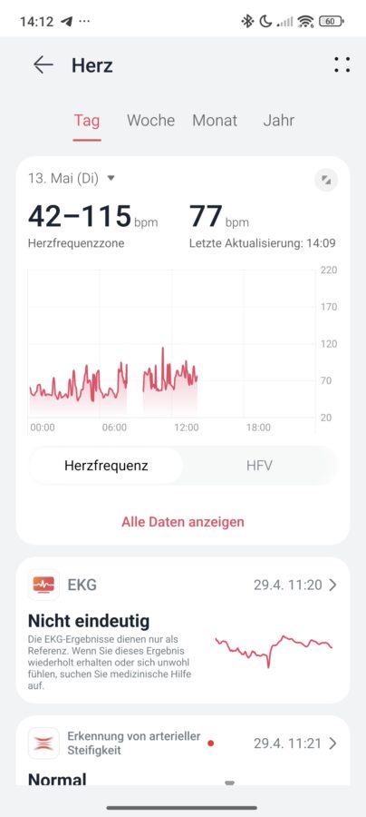 HUawei Health App Test Watch 5 4