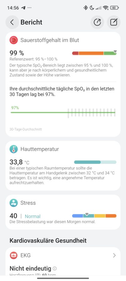 X Tap Health Glance Report Huawei Watch 5 2