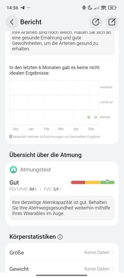 X Tap Health Glance Report Huawei Watch 5 4