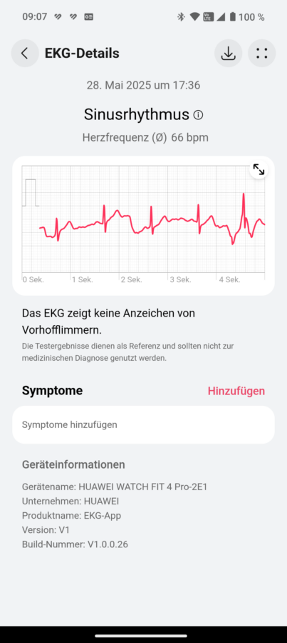 Huawei Watch Fit 4 Pro Test Puls Herz