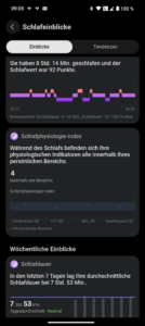 Huawei Watch Fit 4 Pro Test Schlaf 2