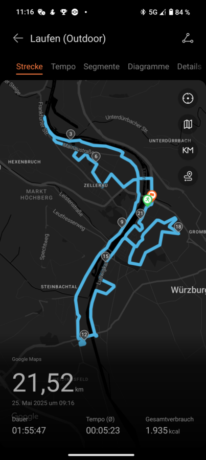Huawei Watch Fit 4 Pro Test Training Joggen Halbmarathon 1