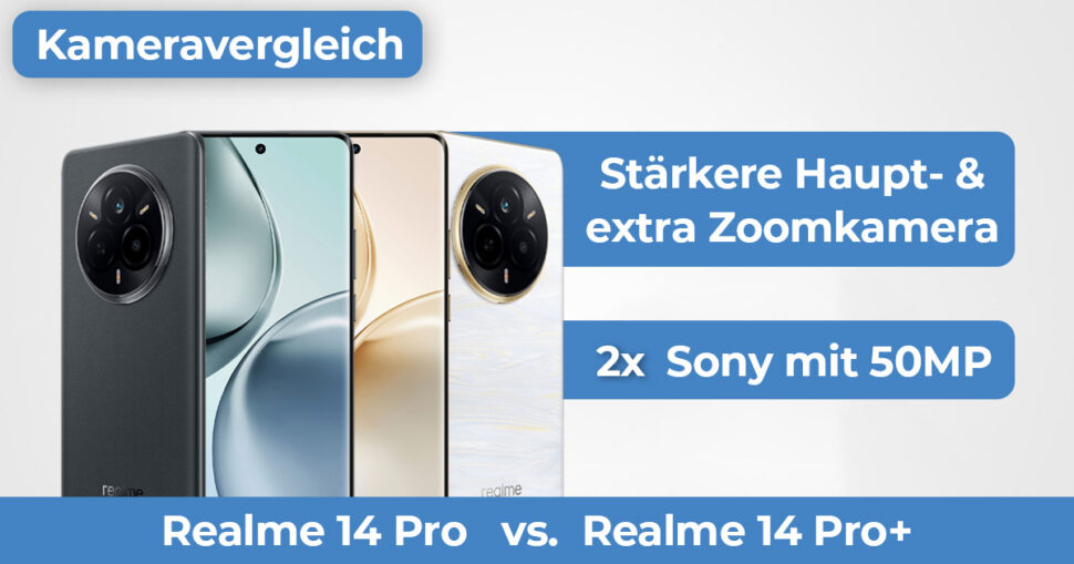 Realme 14 Pro 14 Pro Plus Kameravergleich Banner