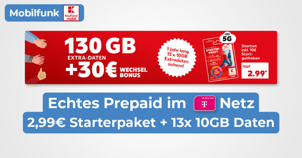 Kaufland mobil Prepaid Mai 2025 Beitragsbild