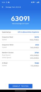 Test Motorola Edge 50 Fusion Benchmark