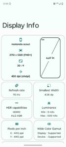 Test Motorola Edge 50 Fusion Screen 3