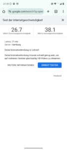 Test Motorola Edge 50 Fusion Wifi 3