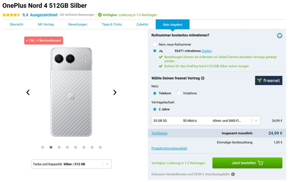 OnePlus Nord 4 Gomibo Mai 2025 Head