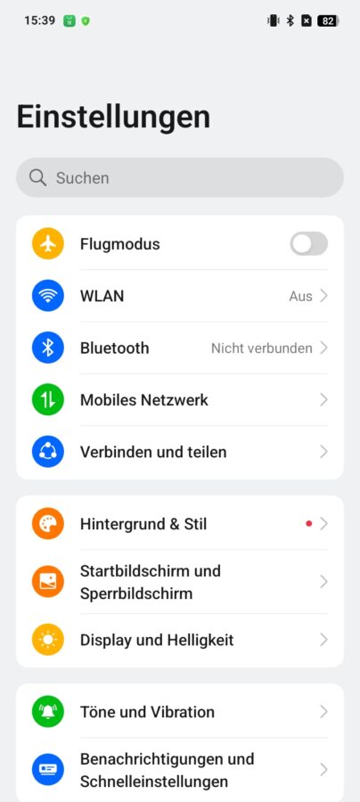 Screenshot Oppo A60 System 1