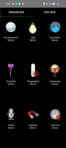 Screenshot Oppo A60 sensoren