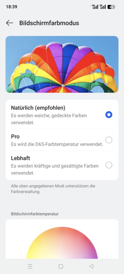 Oppo Find X8 Ultra Display Settings 2