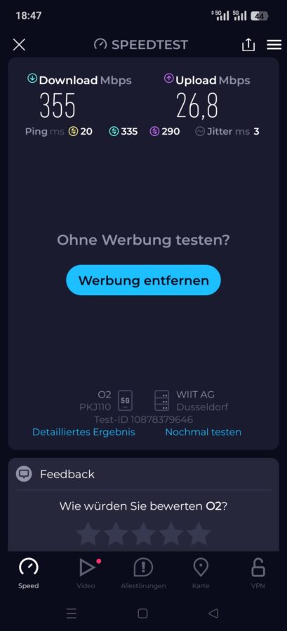 Oppo Find X8 Ultra speedtest