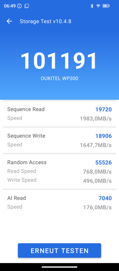 Oukitel WP300 Leistung 3