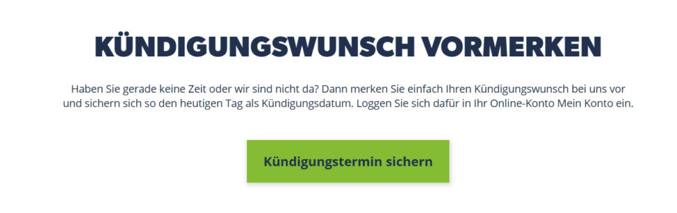 Kuendigung vormerken wirkt meist leicht und unkompliziert