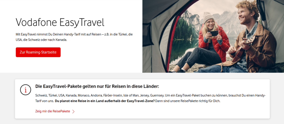 Vodafone Easy Travel