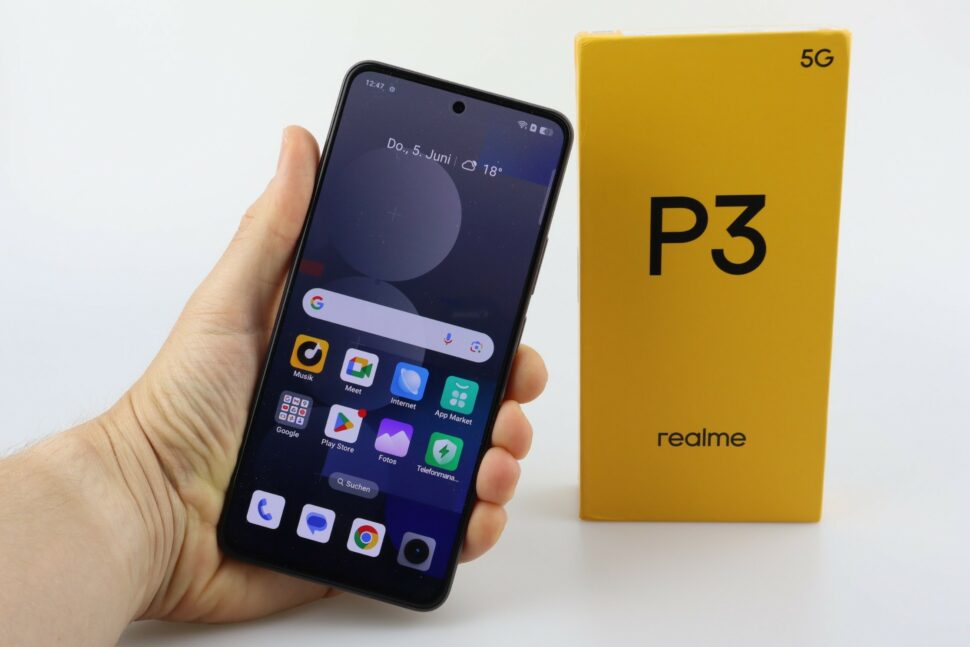 Realme P3 vorgestellt Produktfotos Head