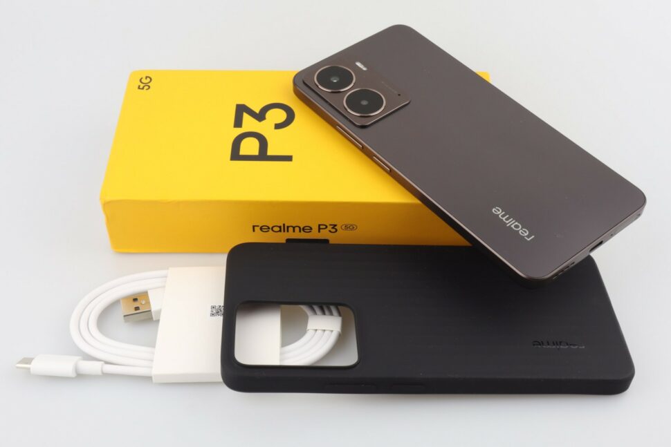 Realme P3 vorgestellt Produktfotos Lieferumfang