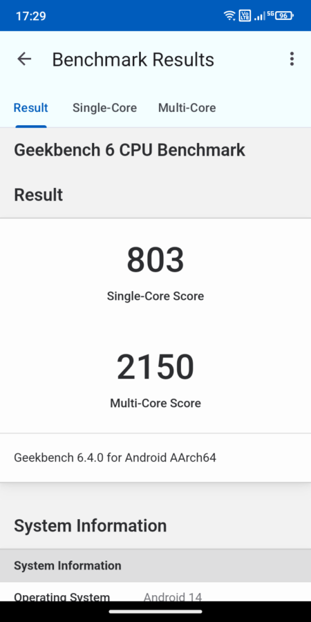ulefone armor x32 pro geekbench