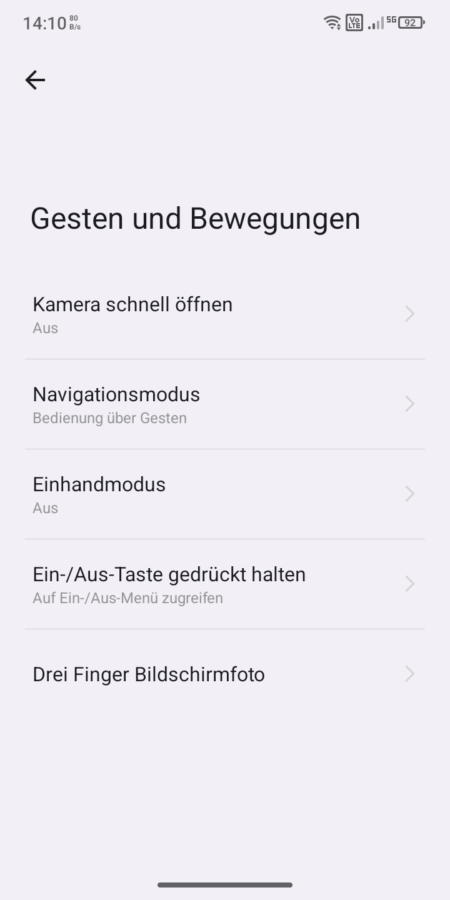 ulefone armor x32 pro gesten