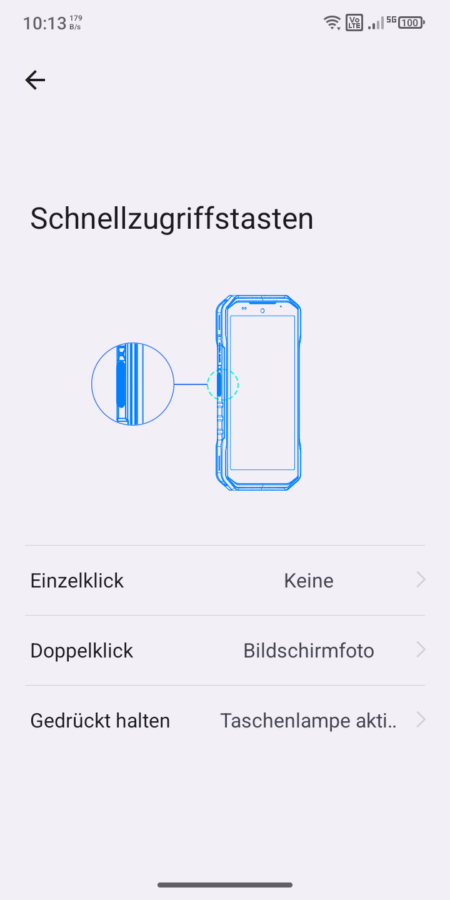 ulefone armor x32 pro sonderbutton