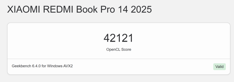 geekbench grafik