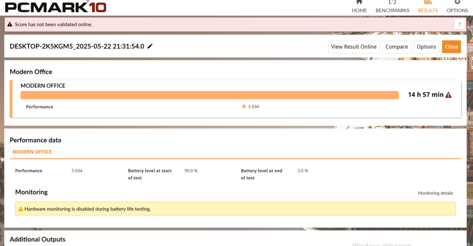 pcmark akkutest 14 stunden