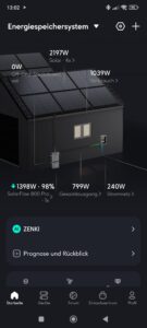 Zendure Solarflow 800 Pro Startbildschirm 2 2