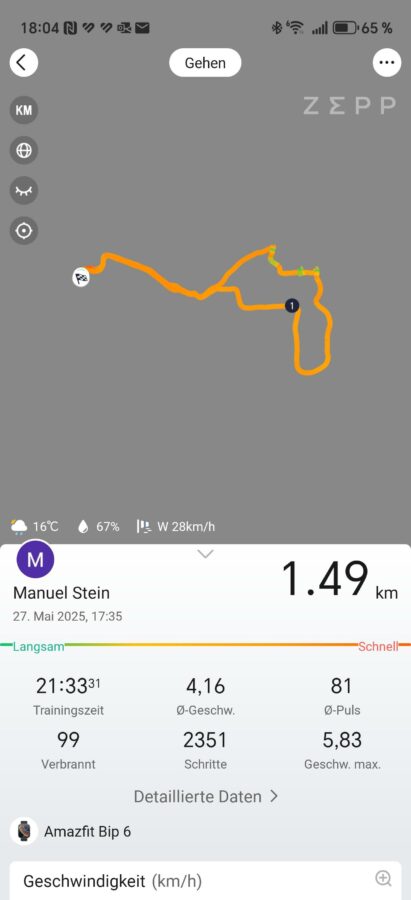 Test Amazfit Bip 6 App 2